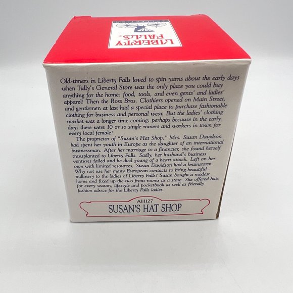 Liberty Falls SUSAN'S HAT SHOP AH127 Americana Collection Holiday Village 1997 - Picture 6 of 9